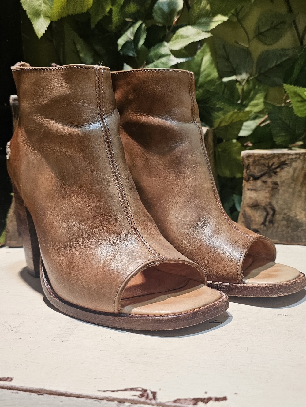 Bed Stu Tan heels Size 7.5